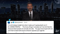 Jimmy Kimmel skewers Kanye West and ‘fellow white supremacist’ Tucker Carlson