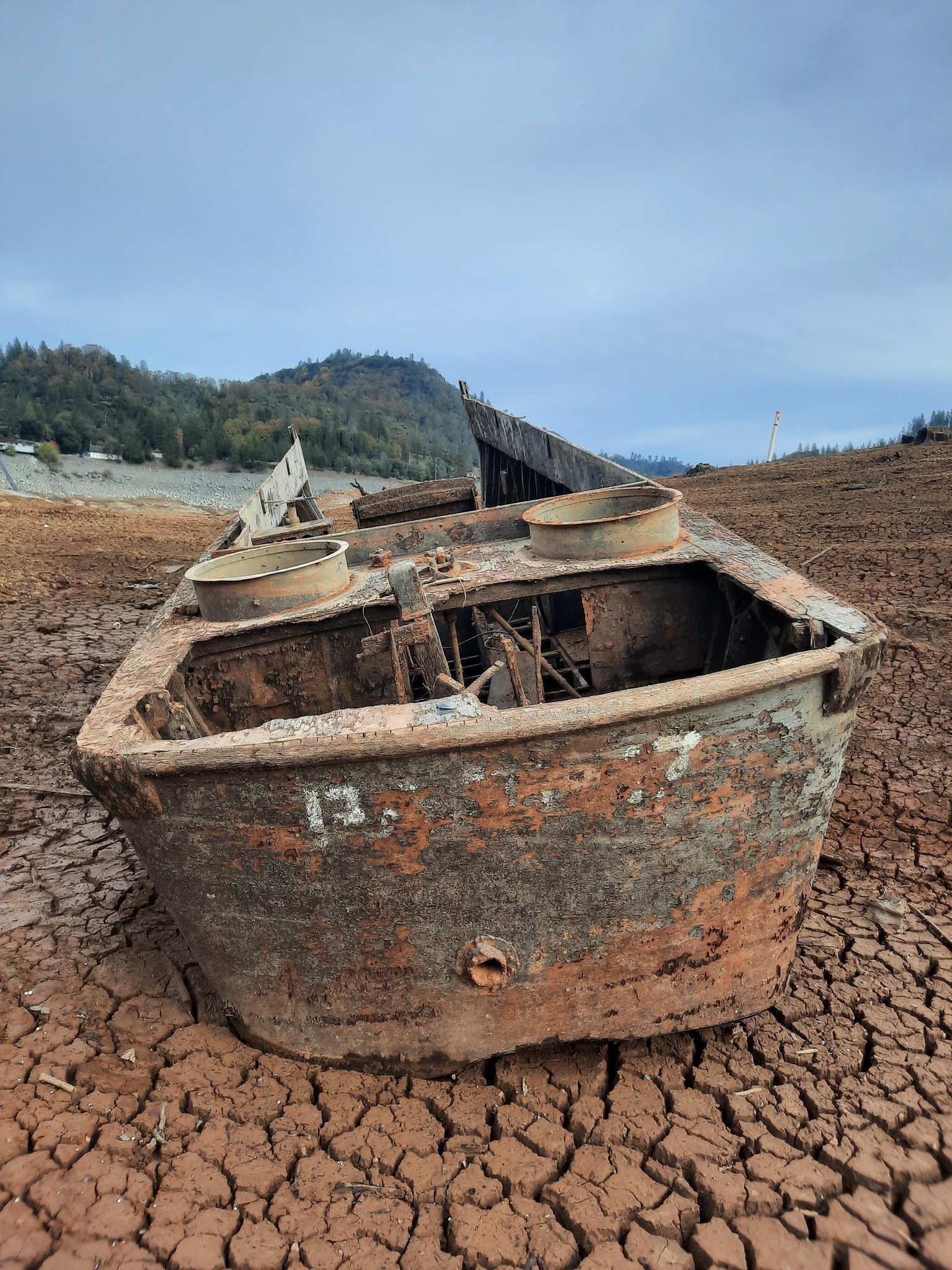Shasta Lake water levels have dropped to just above 30 per cent capacity amid the region’s extreme drought