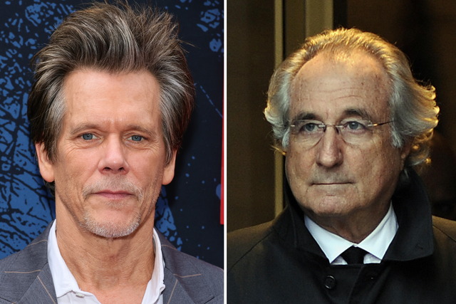 <p>Kevin Bacon and Bernie Madoff</p>