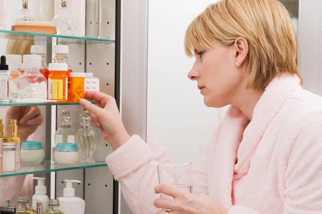 One in five people is incorrectly storing medicines in a bathroom cabinet, a survey has found (Alamy/PA)