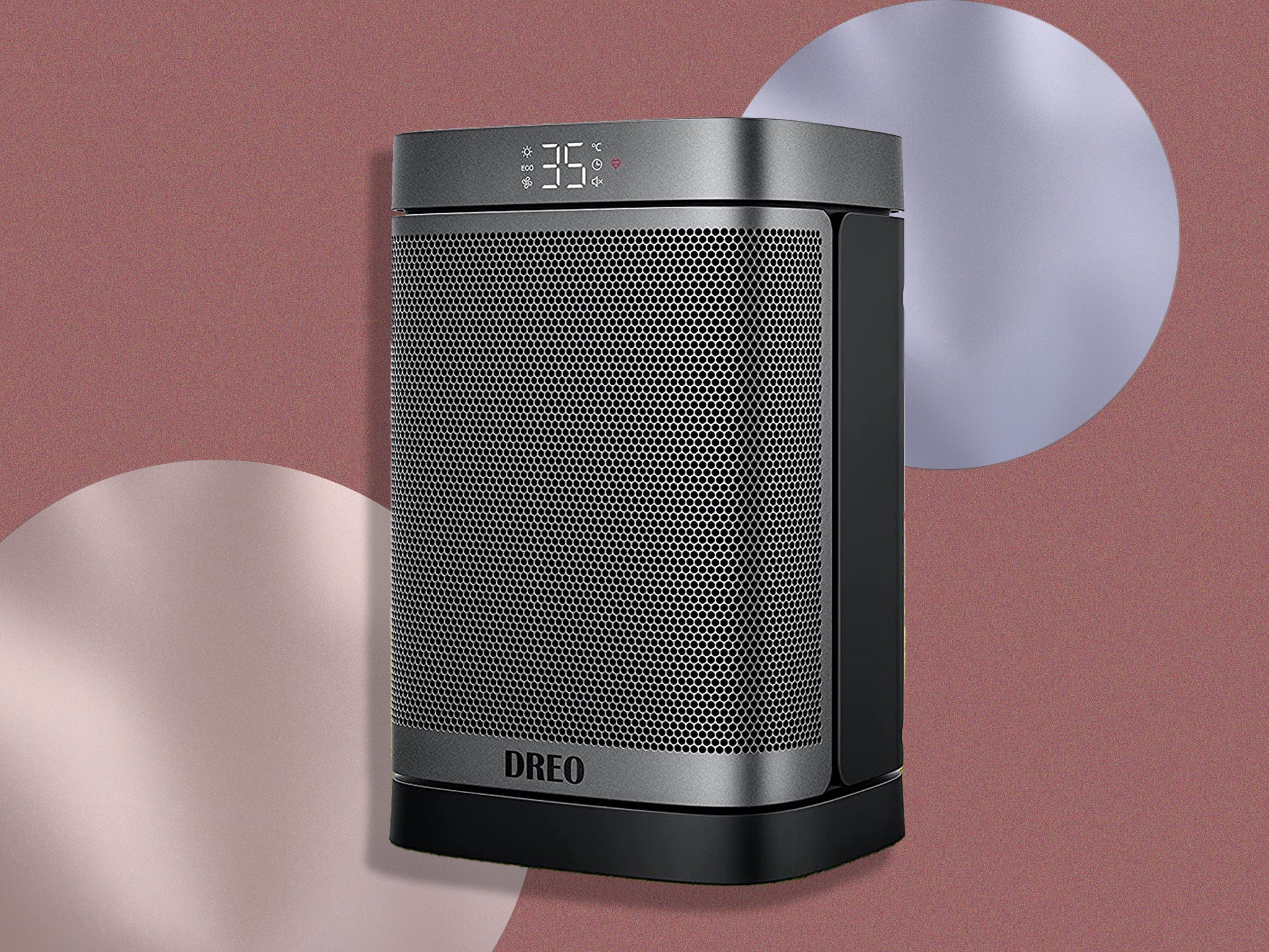 The atom one also features 70-degree oscillation, to spread heat around the room