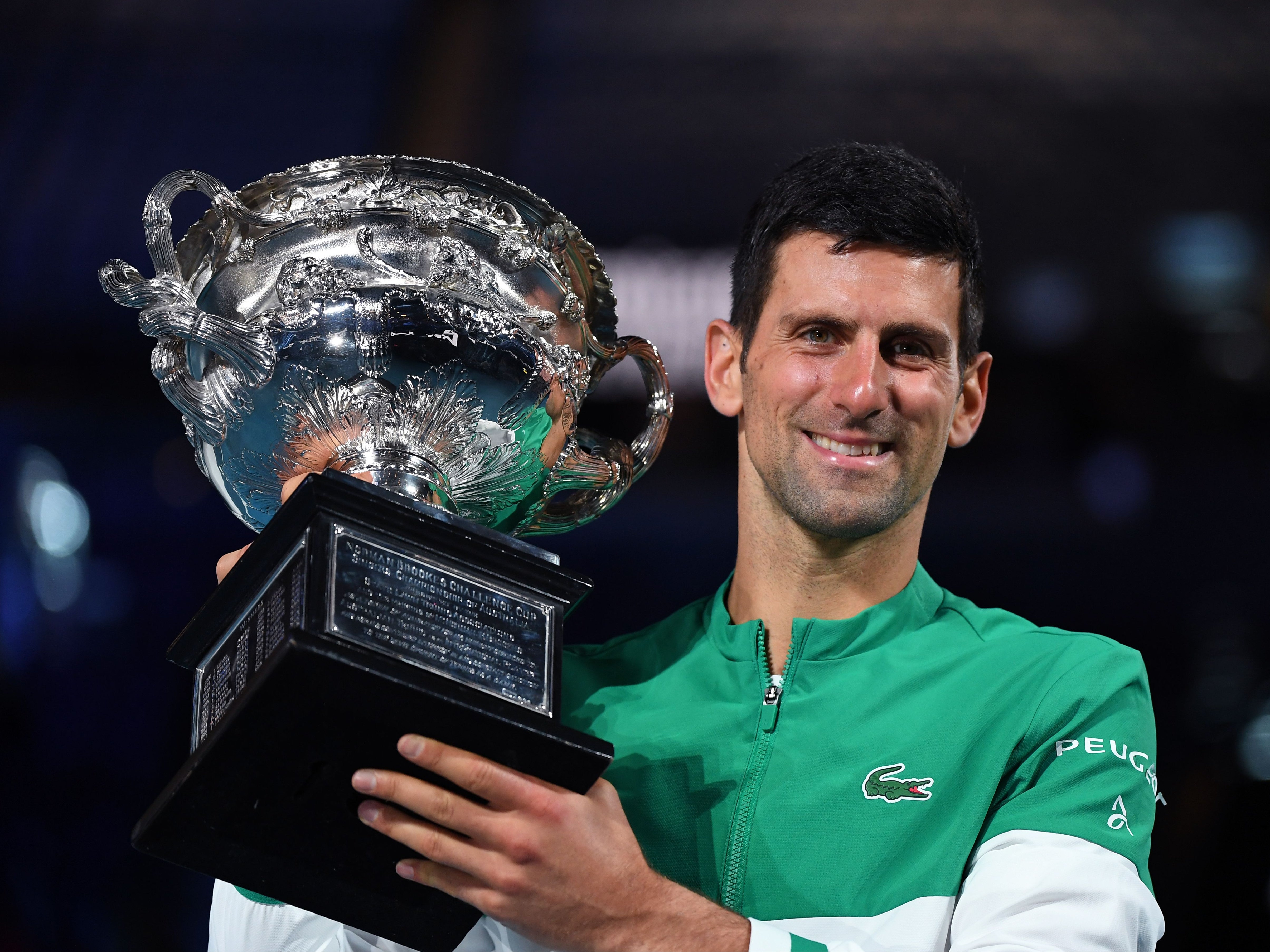 Djokovic was unable to defend his 2021 title