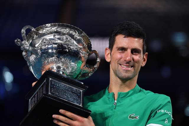 <p>Djokovic was unable to defend his 2021 title</p>