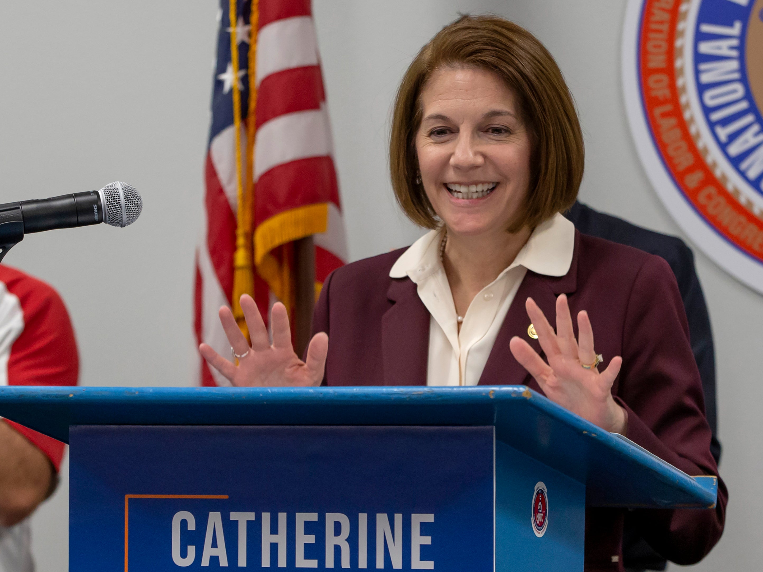 Nevada Senator Catherine Cortez Masto on the campaign trail
