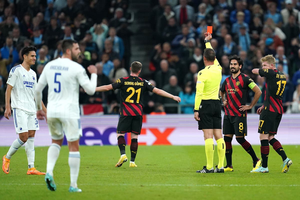 Aymeric Laporte praises 10-man Manchester City&rsquo;s resilience on frustrating night