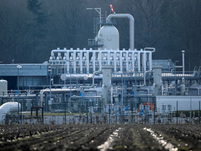 <p>The Astora natural gas depot in Rehden, Germany. It’s the largest natural gas storage in western Europe</p>