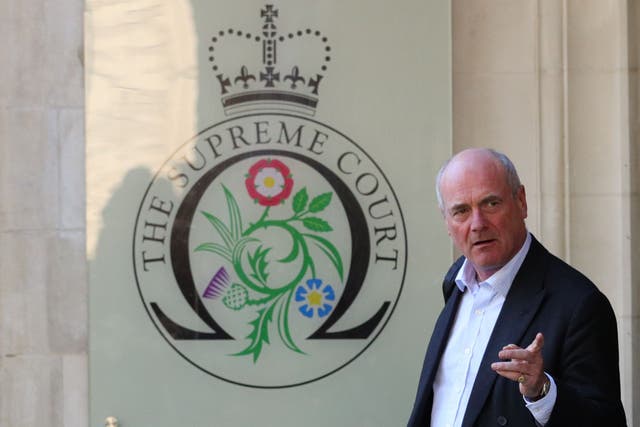Sir James Eadie made arguments on behalf of the UK Government (Aaron Chown/PA)