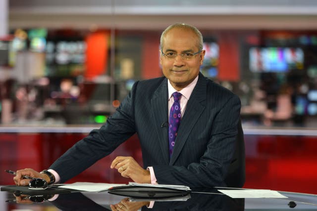 <p>BBC newsreader George Alagiah (Jeff Overs/BBC/PA)</p>