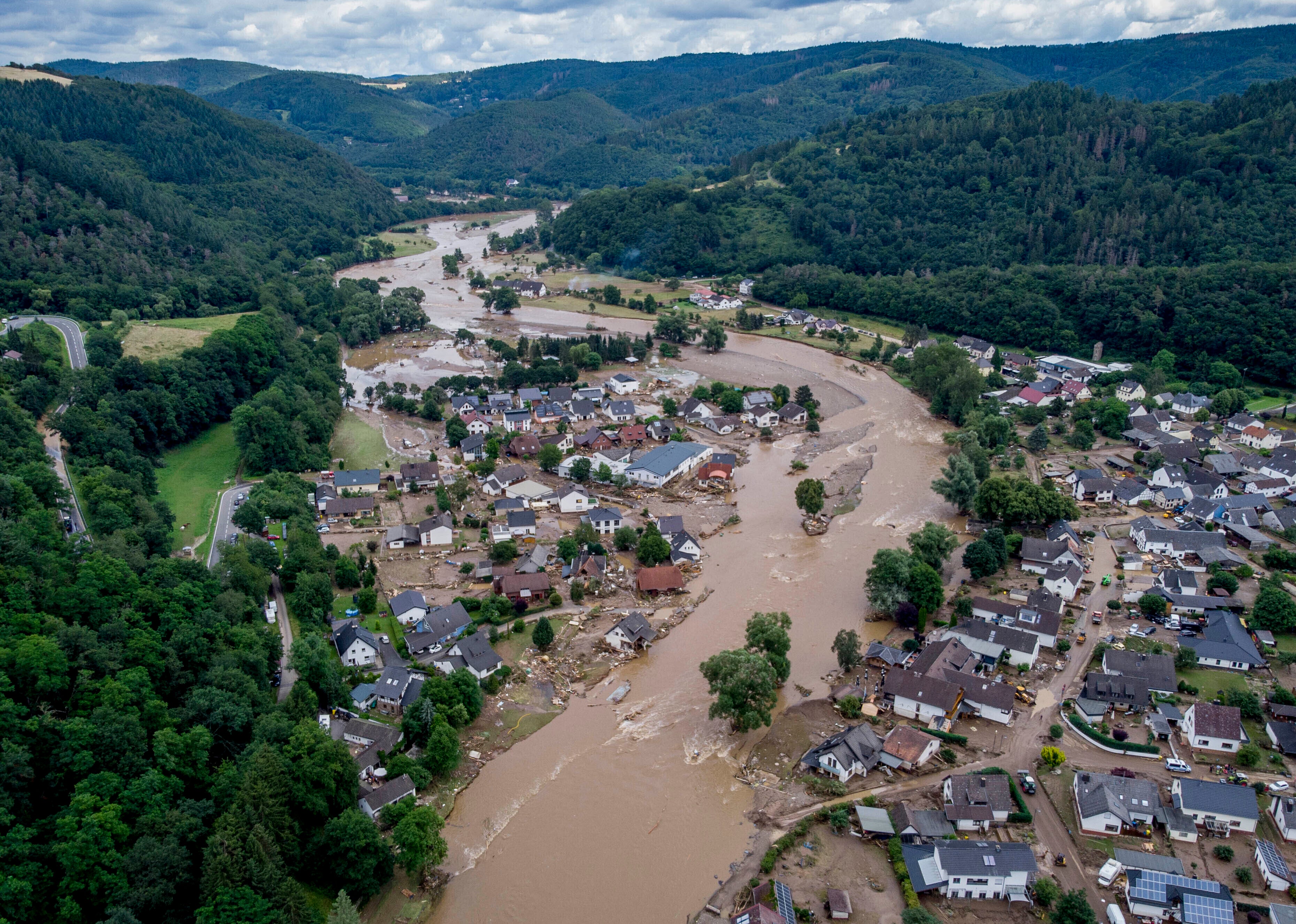 <p>Devastating floods hit large parts of northern Europe in 2021 </p>