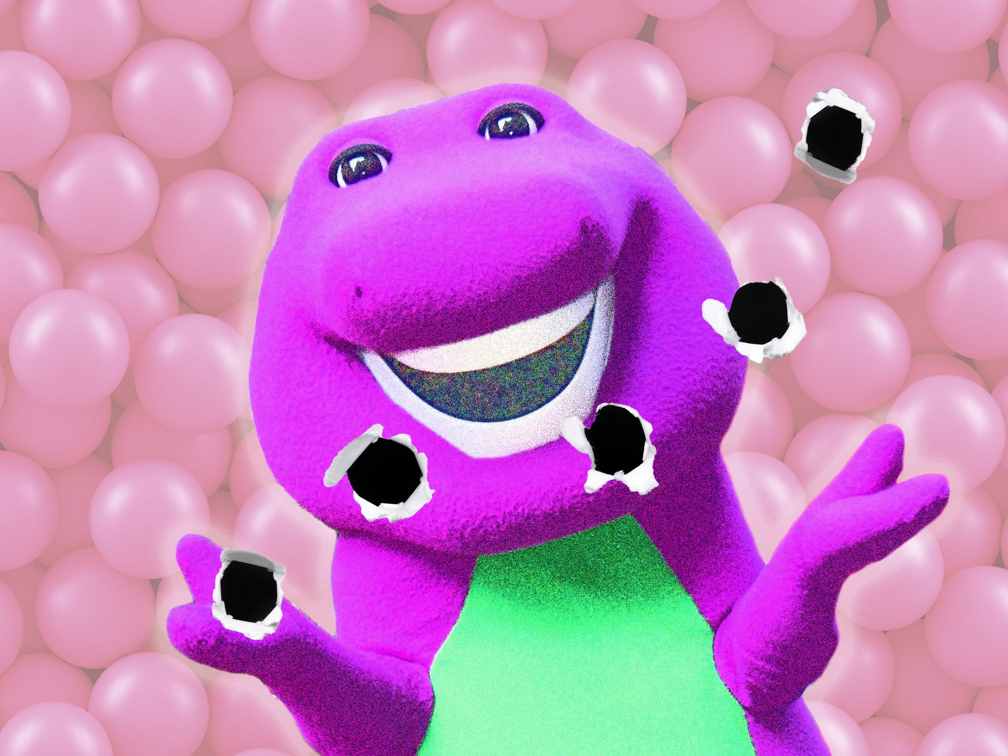 Barney die die die: The purple dinosaur and one-time public enemy No 1