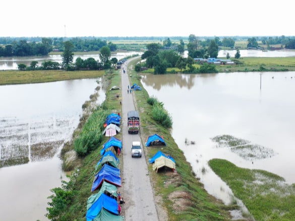 Unicef says it is on the ground with lifesaving supplies to help children and their families impacted by recent rainfall in western Nepal