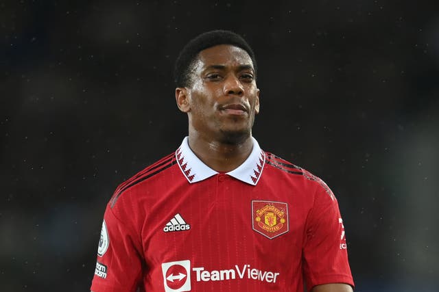 <p>Manchester United forward Anthony Martial</p>