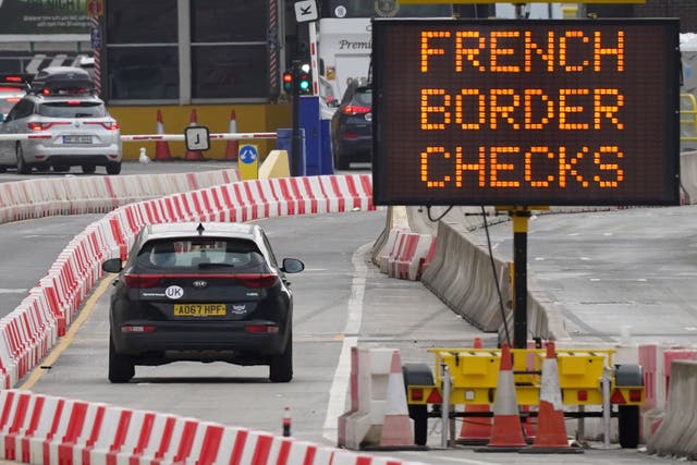 Trials of technology for a new border system feared to cause major delays for UK holidaymakers will take place this month (Gareth Fuller/PA)