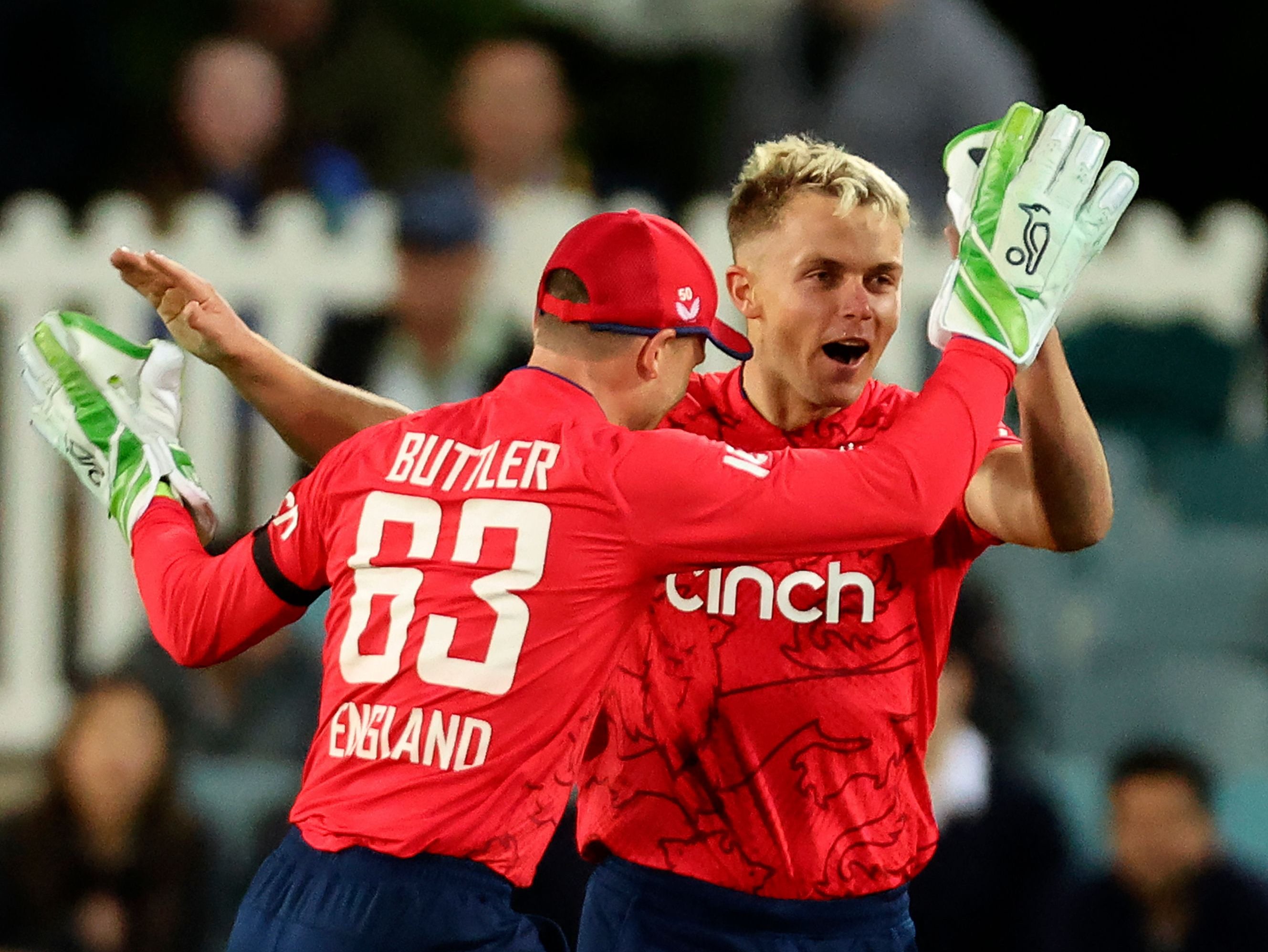 Curran took three wickets for 25 runs