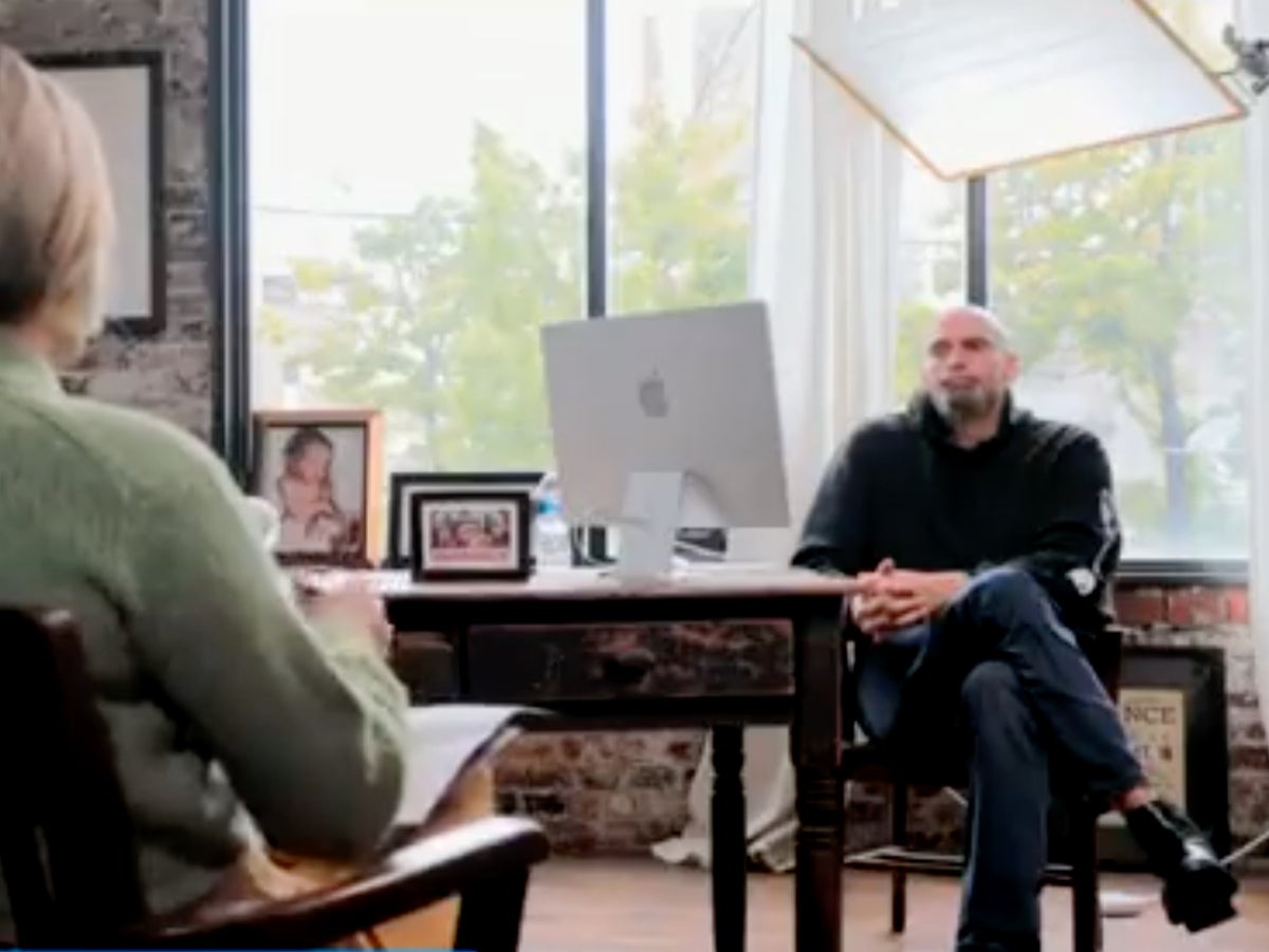 John Fetterman reacts after NBC interview sparks debate about his health