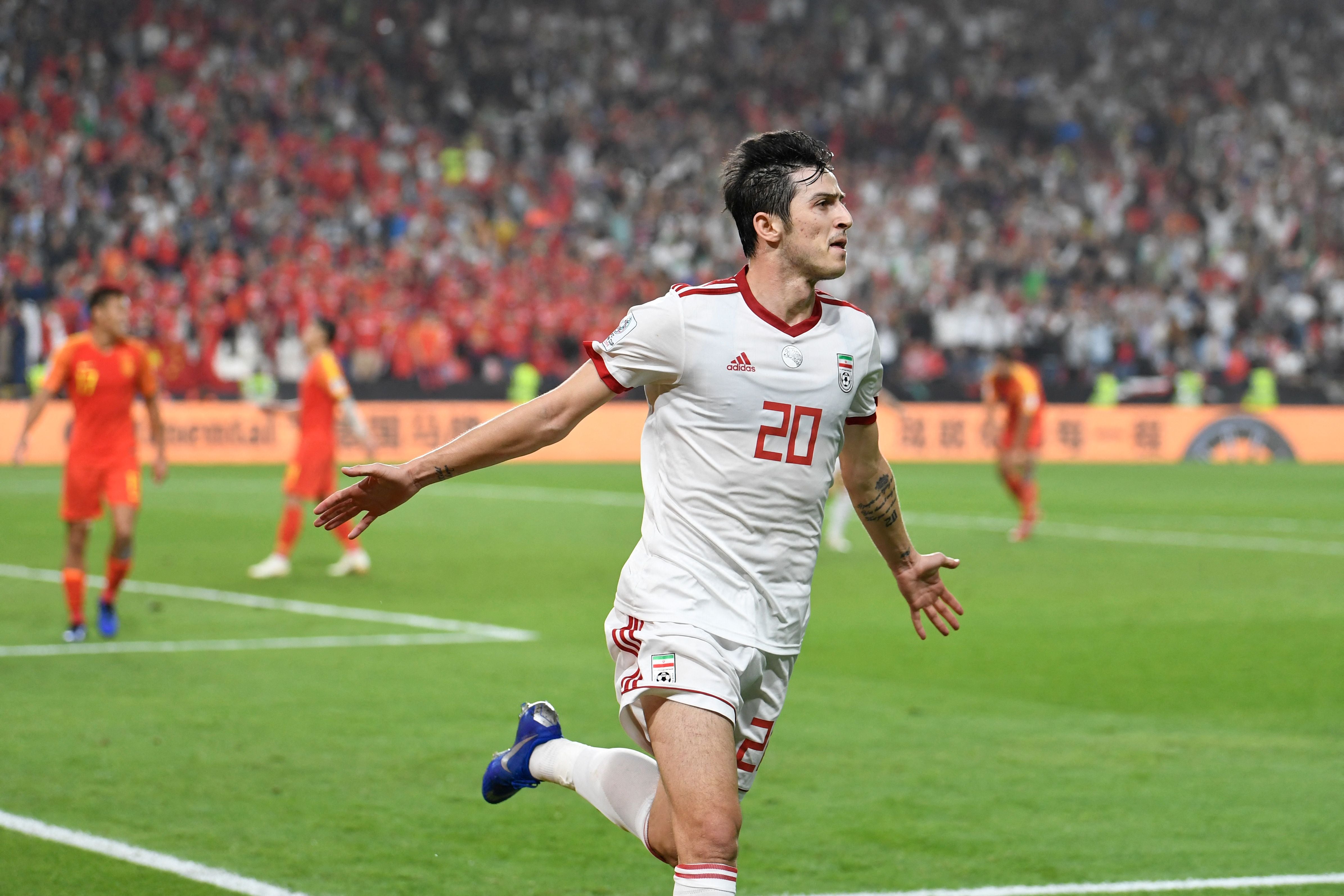 <p>Iran’s hopes lay with Bayer Leverkusen striker Sardar Azmoun</p>