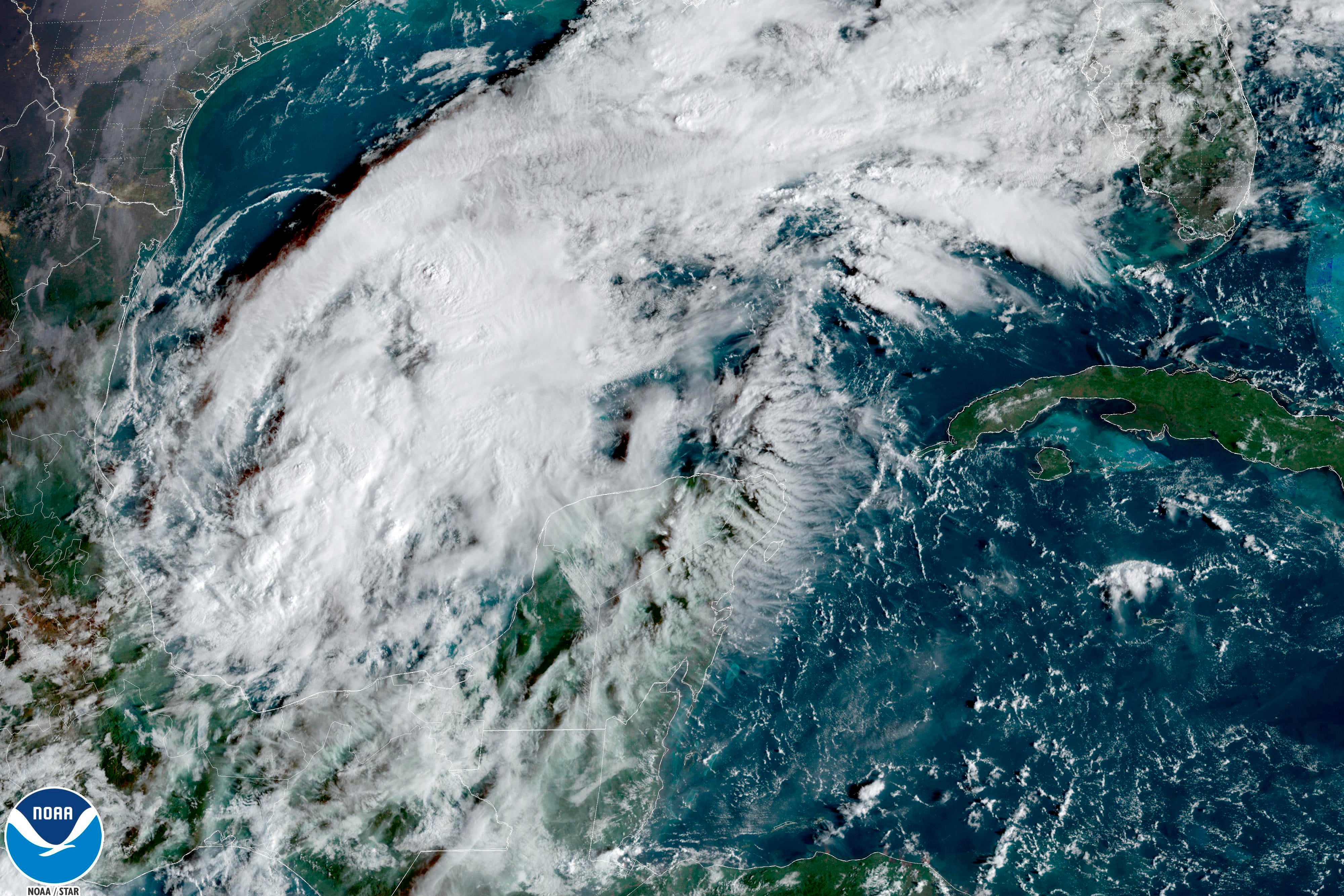 Tropical Storm Karl heads back at Mexico's south Gulf coast The