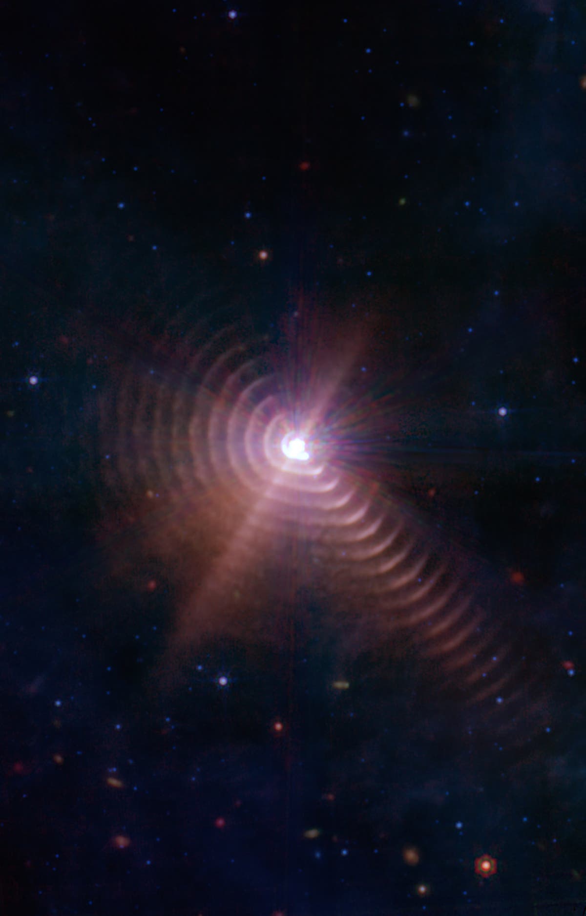 Giant stars caught pushing dust around the cosmos, scientists say