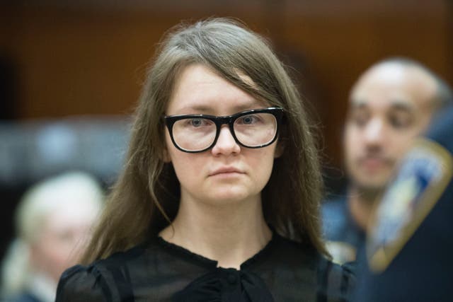 <p>Anna Sorokin in court in 2019</p>