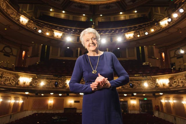 Dame Angela Lansbury at the Gielgud Theatre in London (Dominic Lipinski/PA)