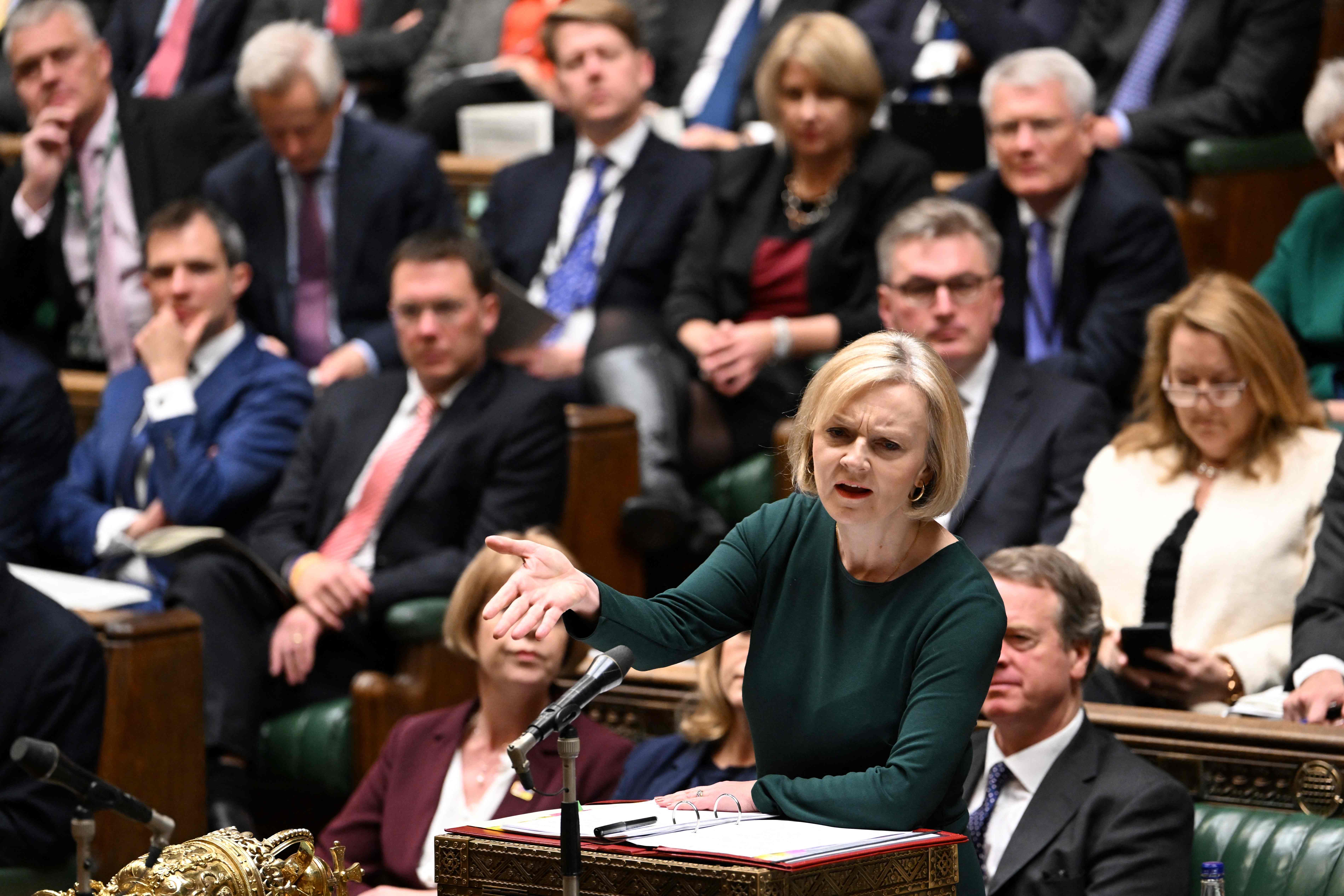 Truss sounded like a liberal market think tanker from another decade