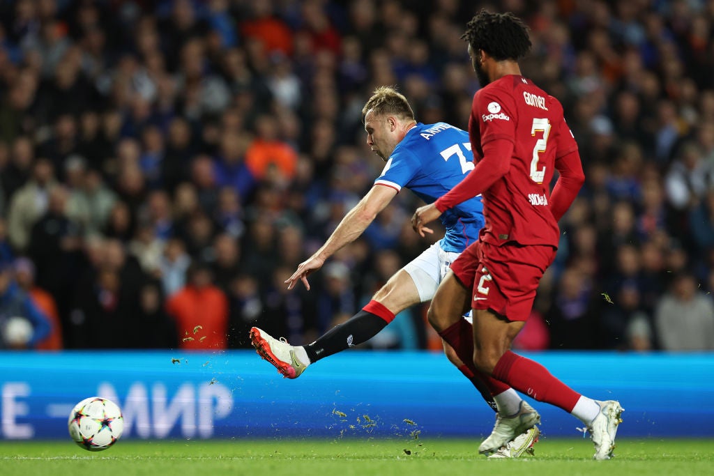 Arfield fired Rangers in front but they went on to suffer their heaviest European defeat