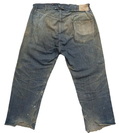 The pair of jeans were described as in ‘in amazing condition for the age’