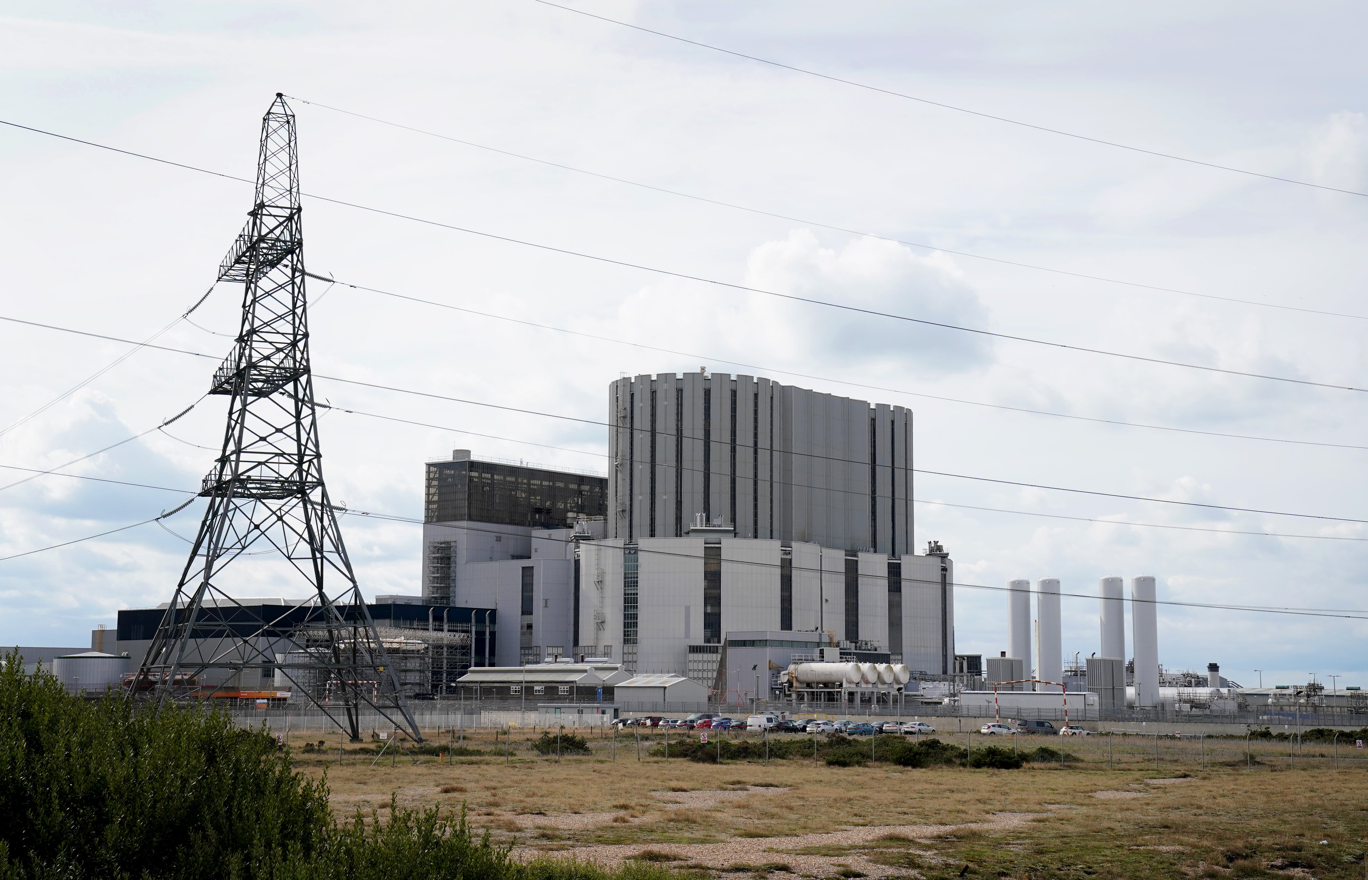 General view of Dungeness B nuclear power station on the south Kent coast.