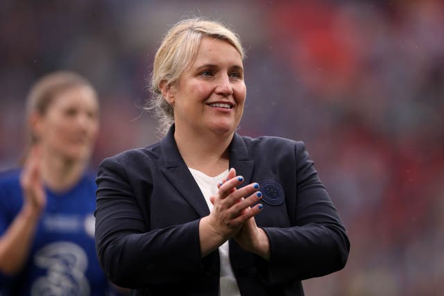 <p>Emma Hayes led Chelsea to the WSL and FA Cup double last season  </p>