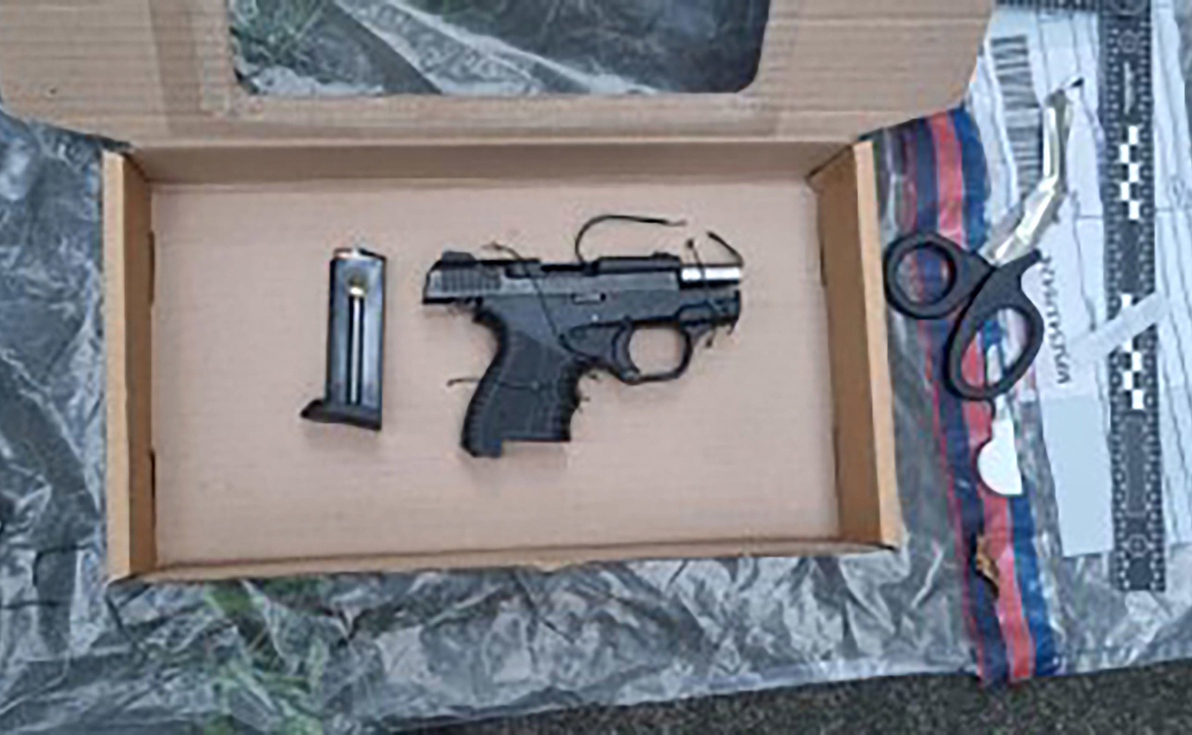 A firearm seized during a week of action against county lines