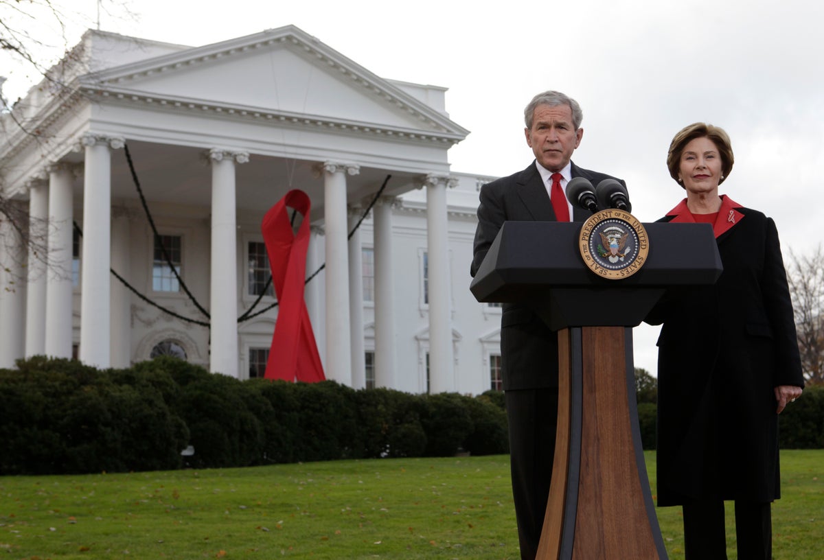 George W. Bush to be honored in Washington on World AIDS Day