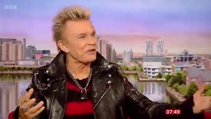 'It keeps you young': Rockstar Billy Idol says career forces him to stay fit