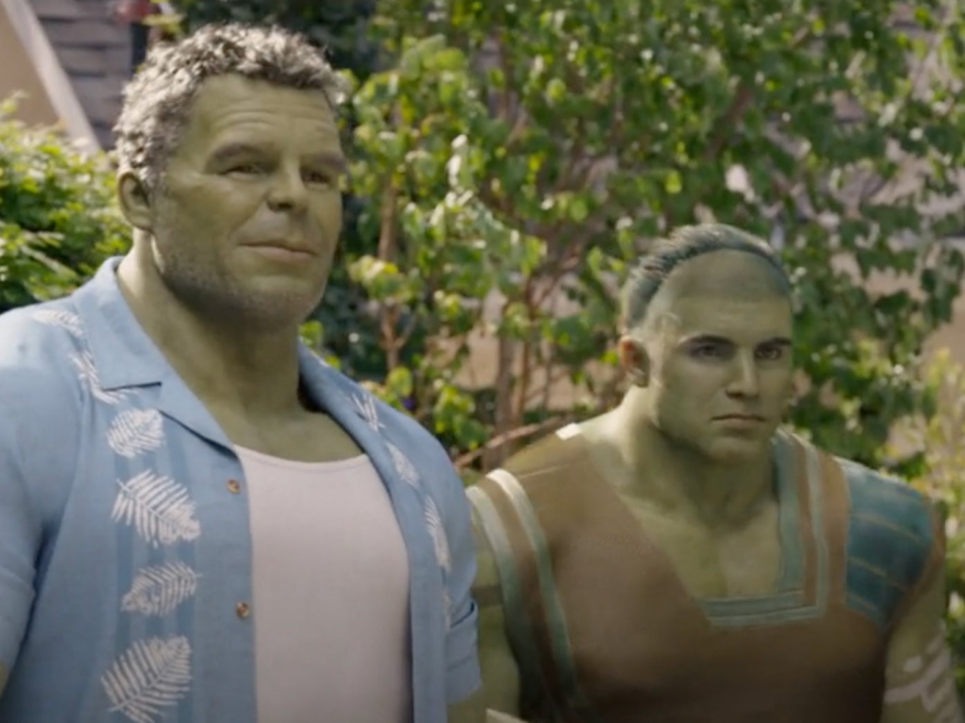 Hulk and his son Skaar in the ‘She-Hulk’ finale