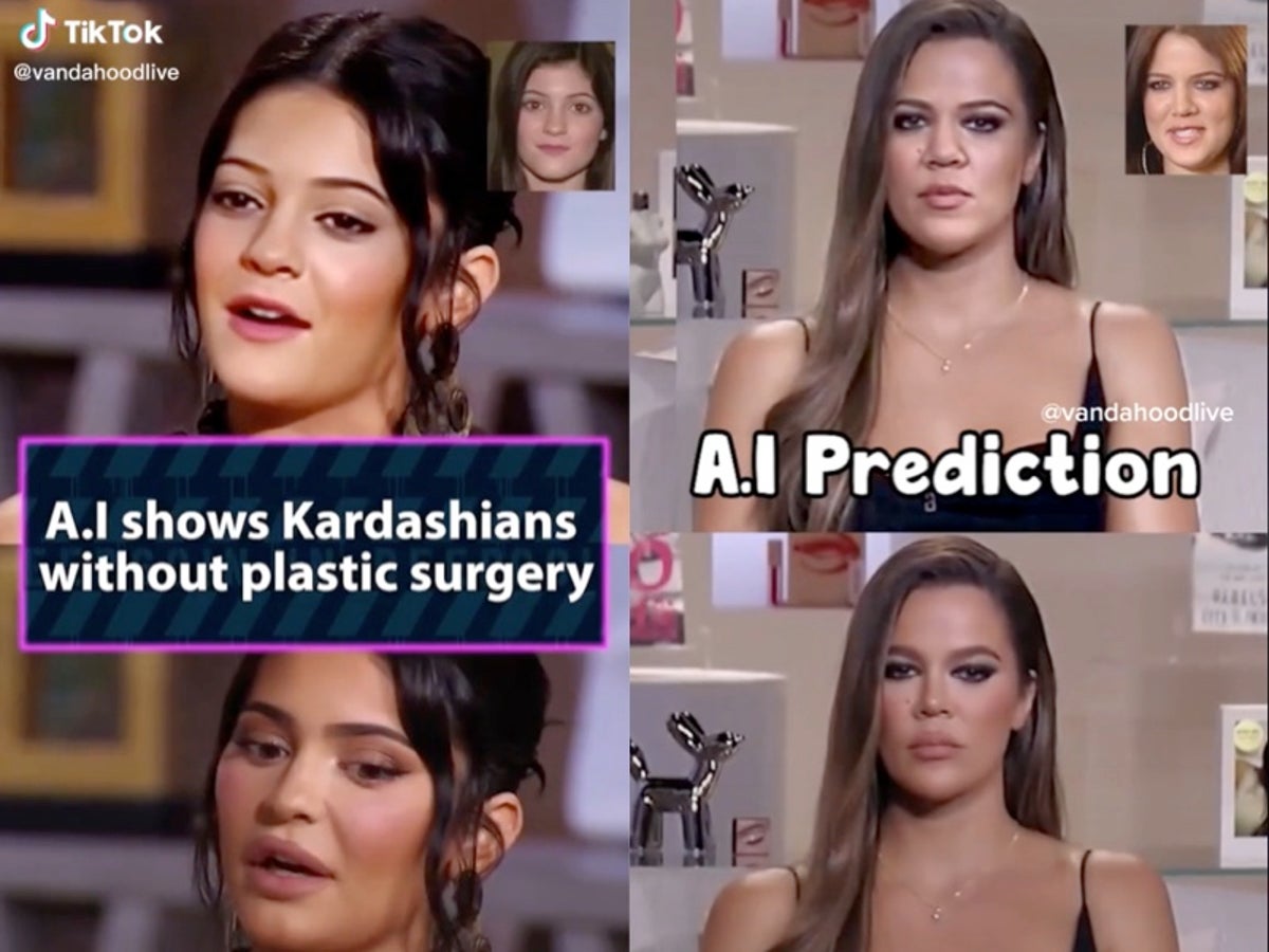 AI video showing what Kardashians would look like ‘without plastic surgery’ sparks debate
