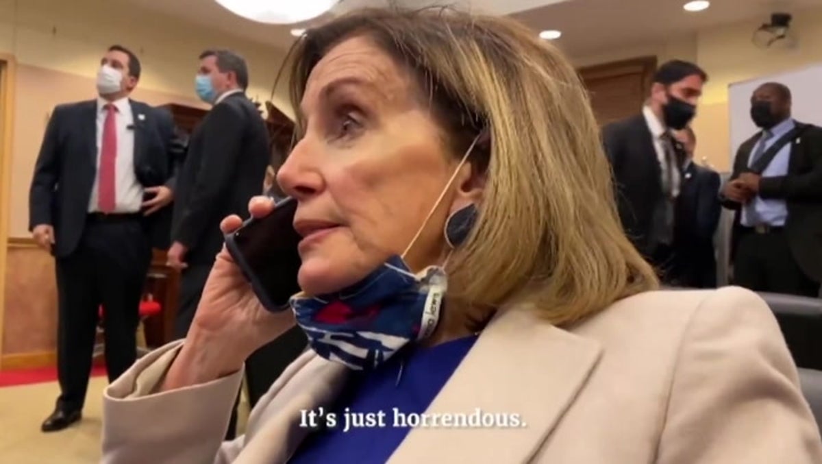 Watch in full: New video reveals Pelosi repeatedly calling for back up during Capitol riot