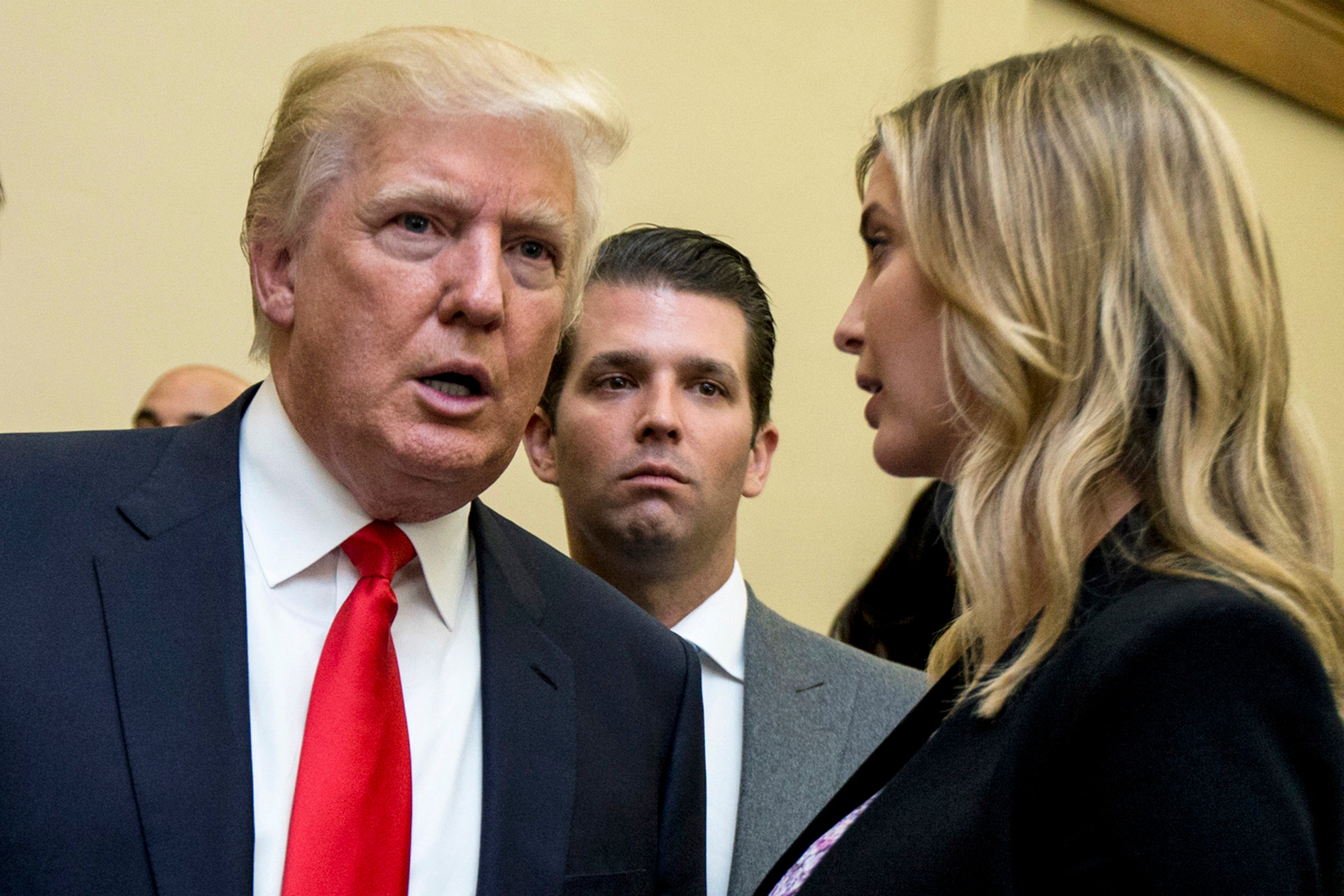 Donald Trump has claimed he asked daughter Ivanka not to be part of his 2024 campaign