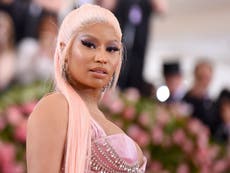 Nicki Minaj accuses Grammys of prioritising new artists over those who have ‘been deserving for years’