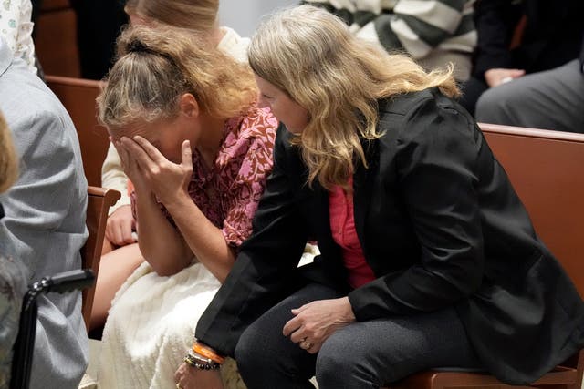<p>Families of Parkland shooting victims react after Nikolas Cruz was spared the death penalty </p>