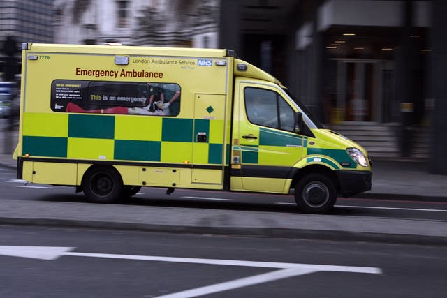 Industrial action ballot dates have been announced for more than 15,000 ambulance workers across 11 trusts in England and Wales in disputes over pay (format4/Alamy/PA)