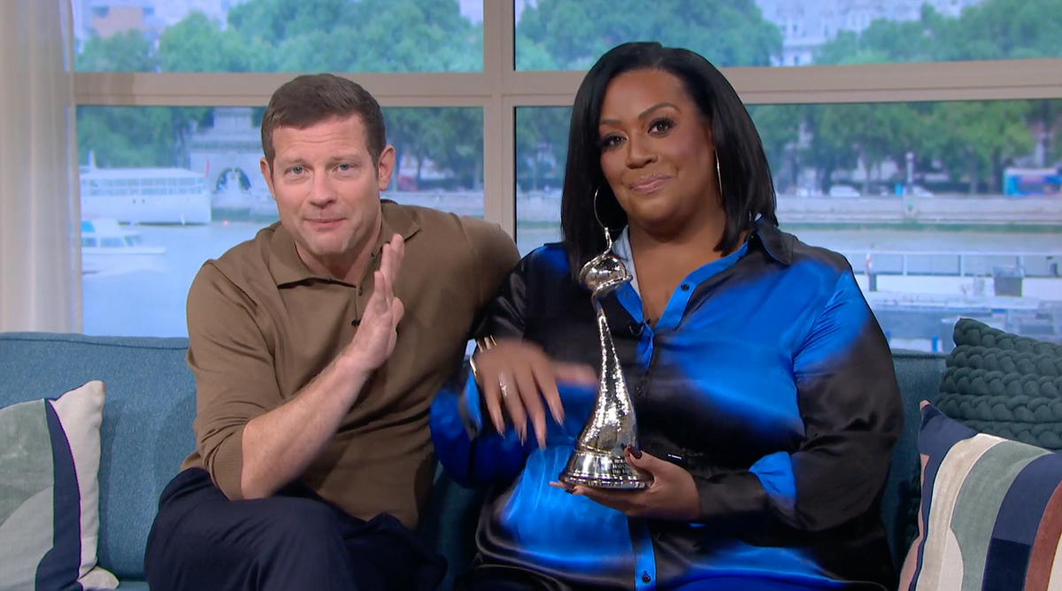 Alison Hammond admits ‘embarrassing’ mistake at NTAs to Dermot O’Leary