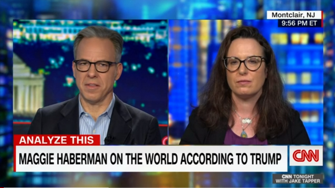 <p>CNN’s Jake Tapper asked New York Times reporter Maggie Haberman how she feels about Donald Trump’s consistent attacks against her</p>