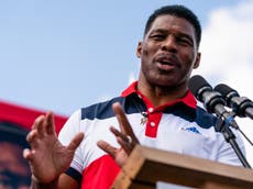 Midterms 2022 – latest: Herschel Walker and Raphael Warnock to square off at Georgia debate 