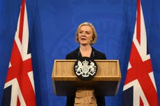 Liz Truss news – live: Jeremy Hunt says cuts needed after ‘mistakes’ in mini-Budget