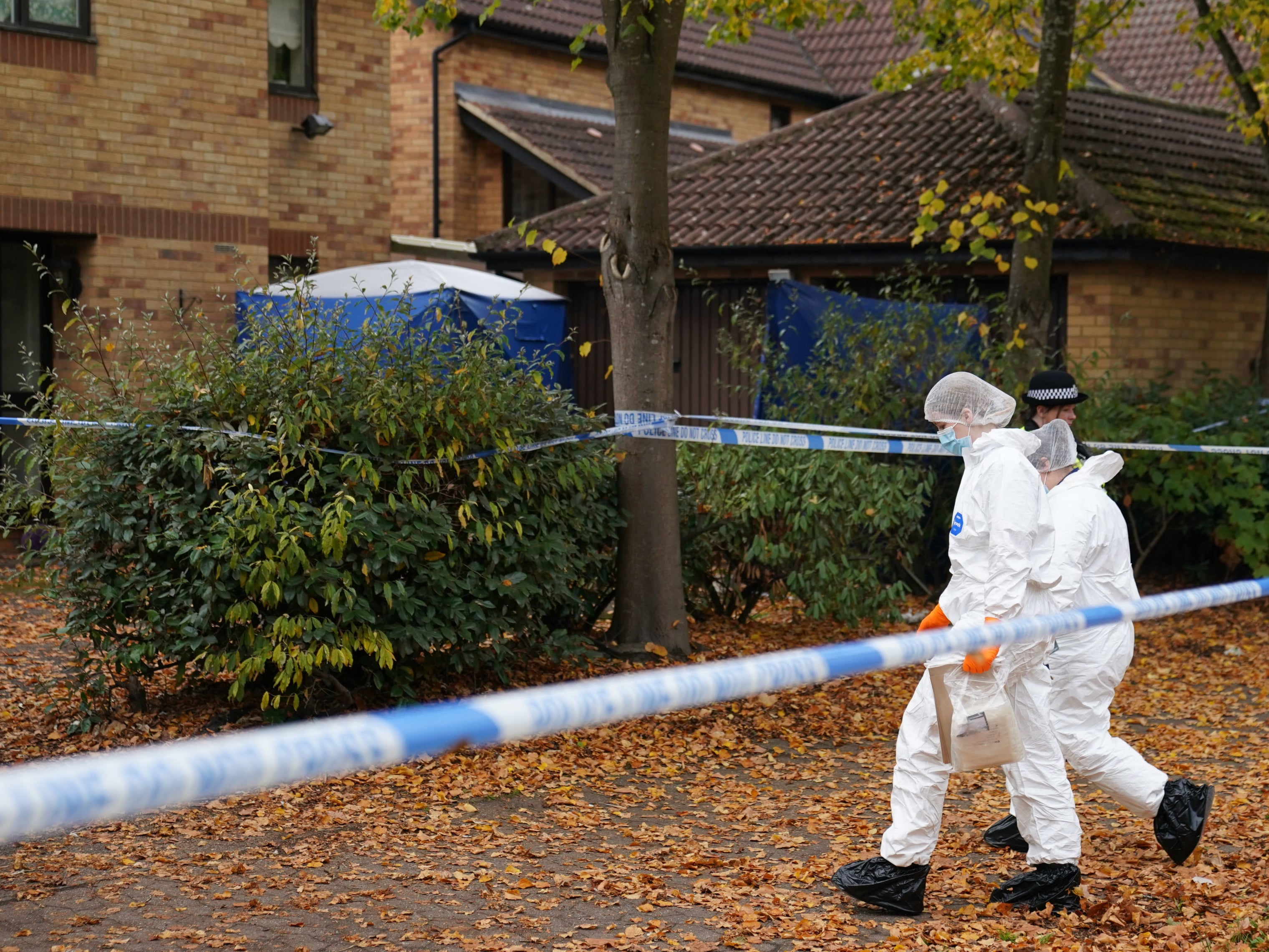 Human remains were found at the property in Milton Keynes earlier this week