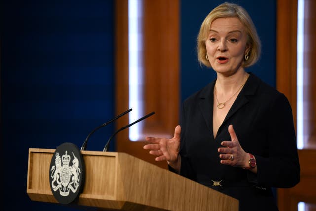 Prime Minister Liz Truss has announced a hike in corporation tax (Daniel Leal/PA)