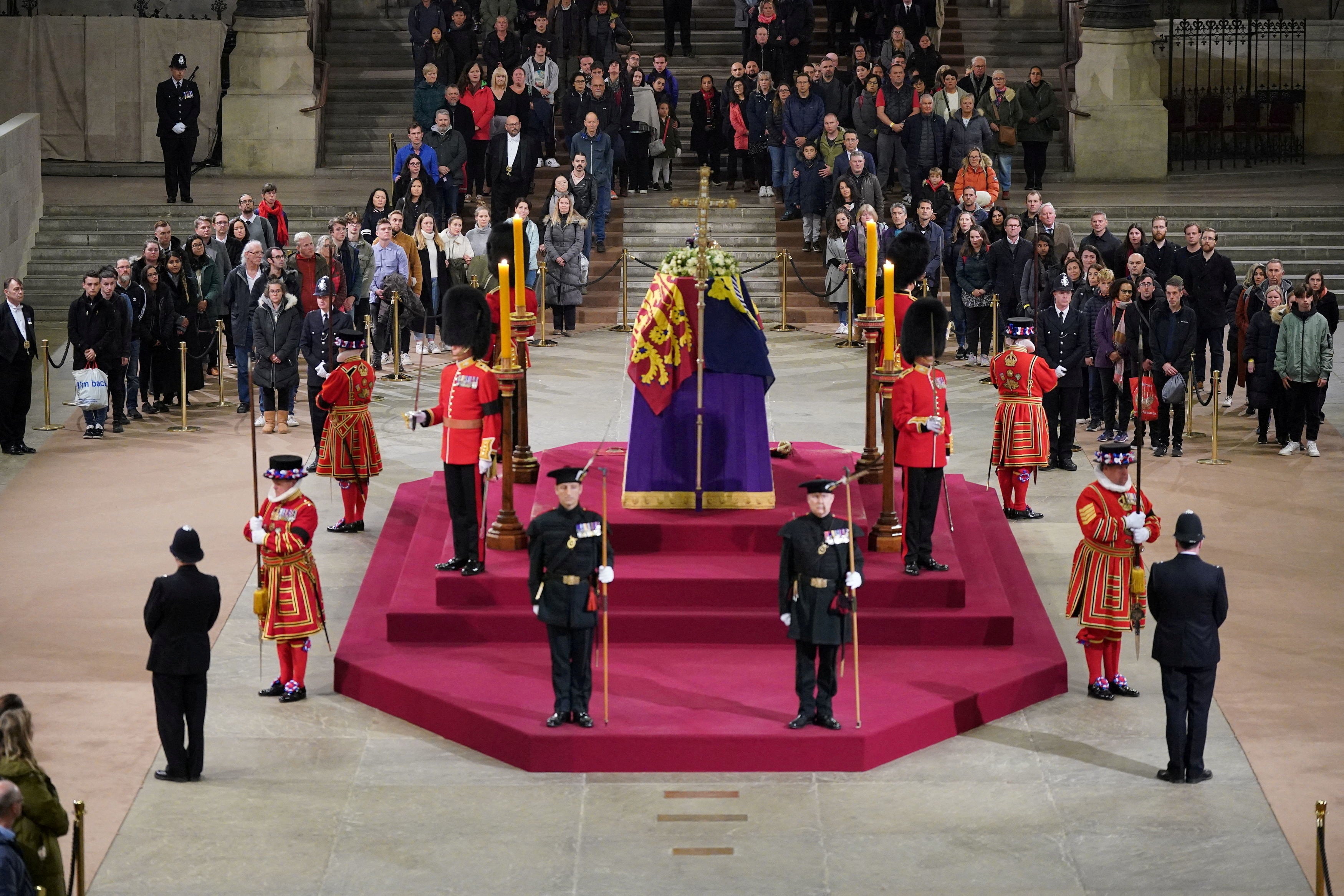 The Queen lay in state at Westminster Hall for four full days