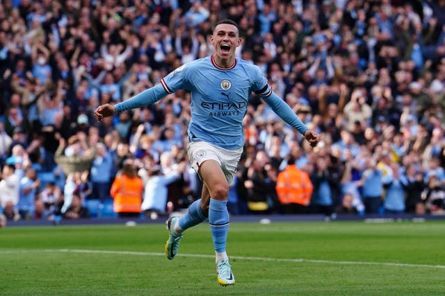 Phil Foden’s new deal was announced on Friday (Martin Rickett/PA)