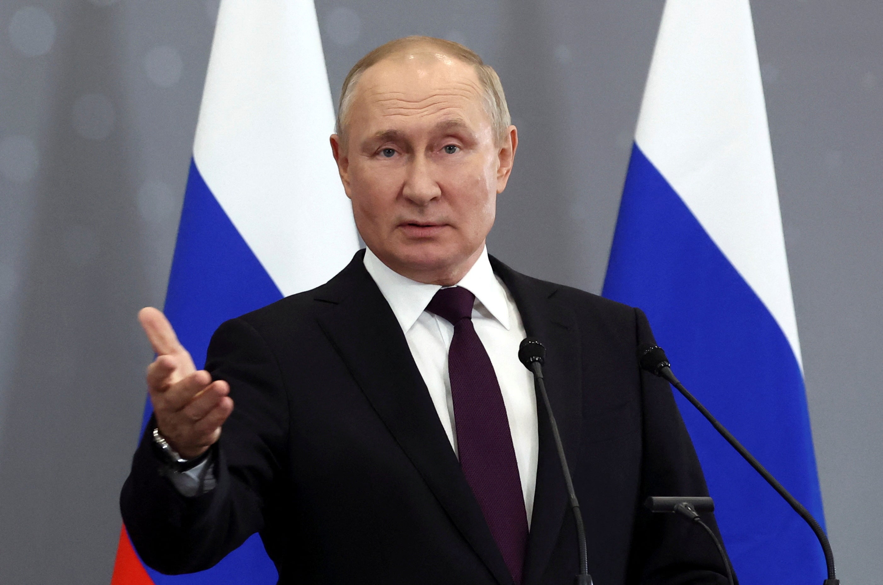 Putin proclaimed that the territories Moscow was taking from Ukraine would be part of Russia “for ever”