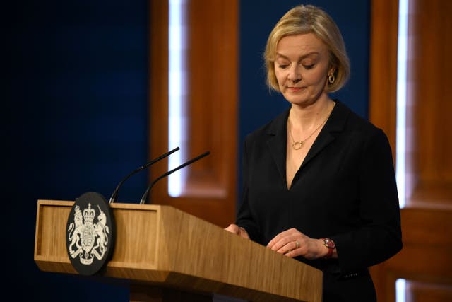How have the papers reacted to Liz Truss’s efforts to save her premiership? (Daniel Leal/PA)
