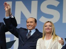 After days of acrimony, Italy's Berlusconi and Meloni meet